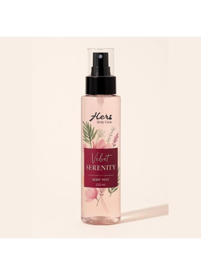 هيرز فيلفت سيرينيتي بودي ميست تروبيكال بلوم بعطر فاكهي زهري منعش يدوم طويلًا للاستخدام اليومي وثقة طوال اليوم - Image 1